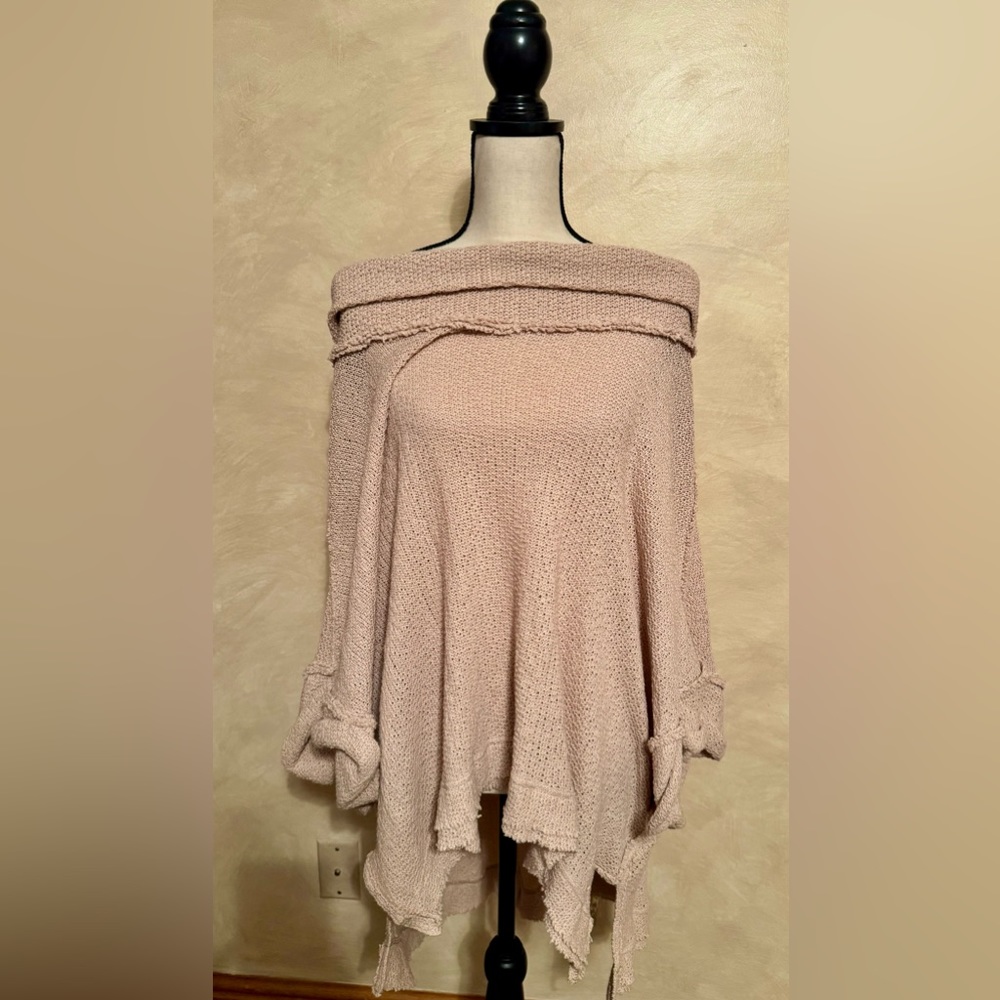 Free People slouchy, off shoulder sweater in size medium